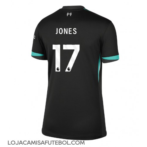 Camisa de Futebol Liverpool Curtis Jones #17 Equipamento Secundário Mulheres 2024-25 Manga Curta